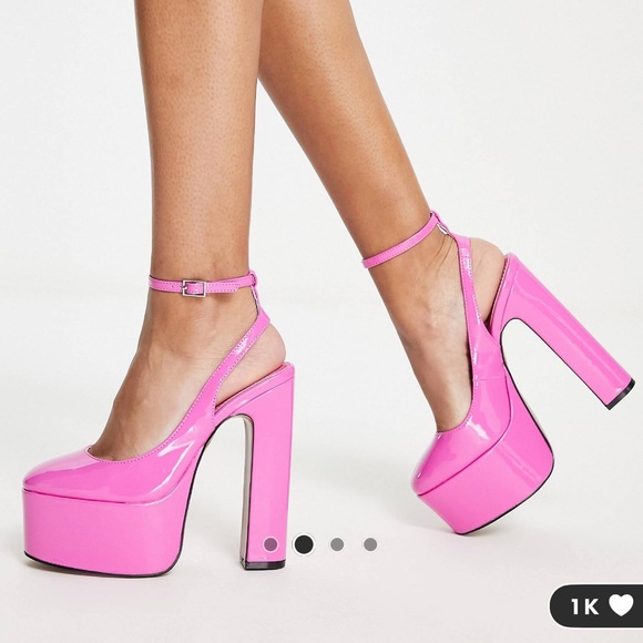 Barbie Pink Platform Heels-NWT! - Picture 2 of 4
